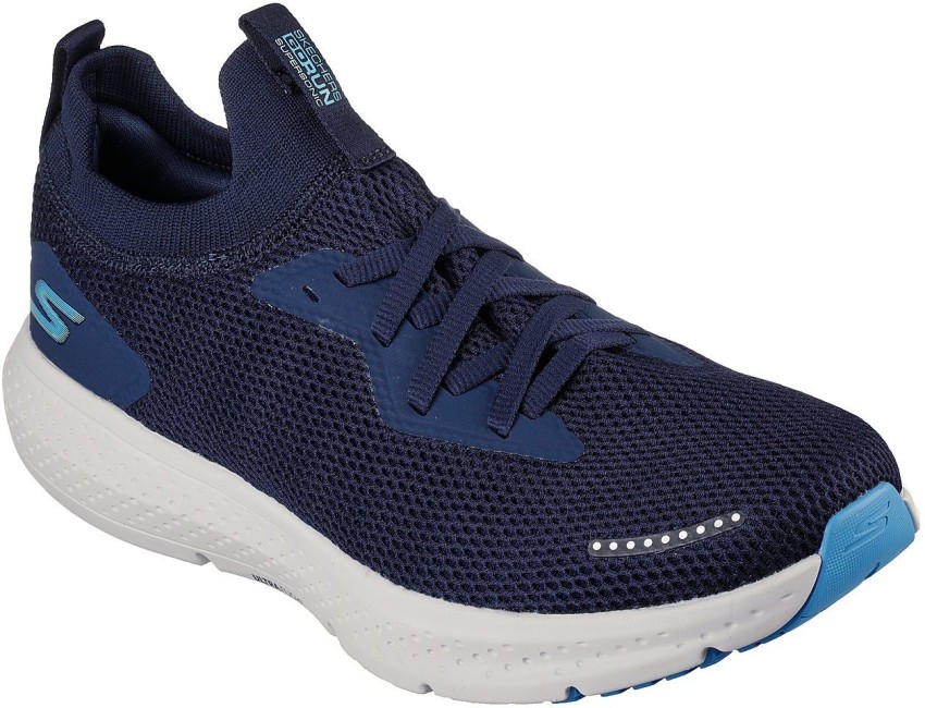 Skechers navy clearance running shoes