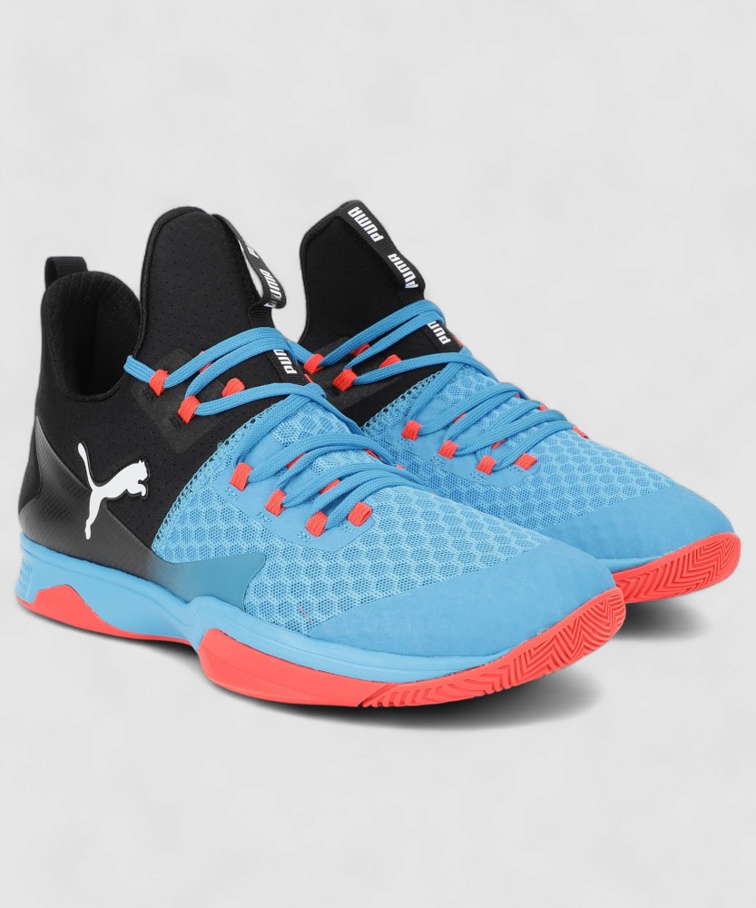 PUMA Rise XT 3 Bleu AzurRed Blast Basketball Shoe For Men Buy PUMA Rise XT 3 Bleu AzurRed Blast Basketball Shoe For Men Online at Best Price Shop Online for