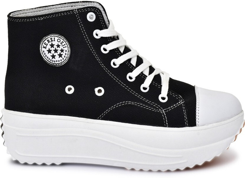 Girl black sale high top sneakers