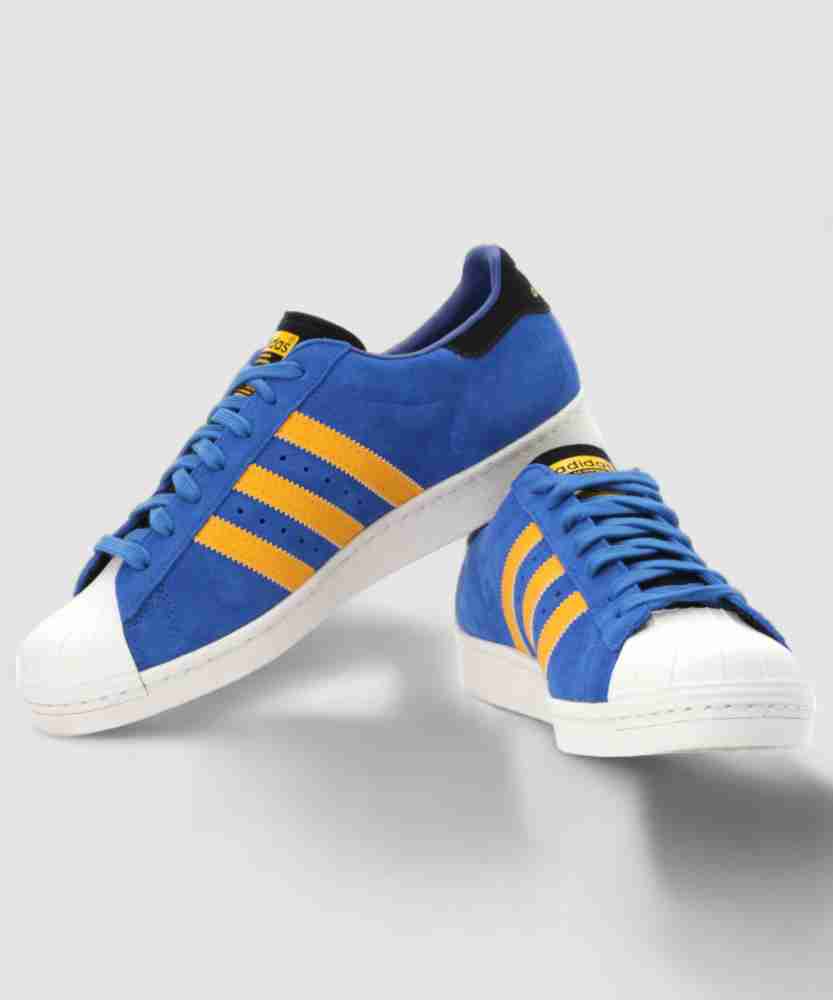 ADIDAS Superstar 80S Sneakers For Men Buy Blue Yellow Color ADIDAS Superstar 80S Sneakers For Men Online at Best Price Shop Online for Footwears in India Flipkart