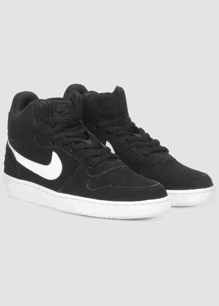 NIKE Court Borough Mid Sneakers For Men Buy BLACK WHITE Color NIKE Court Borough Mid Sneakers For Men Online at Best Price Shop Online for Footwears in India Flipkart