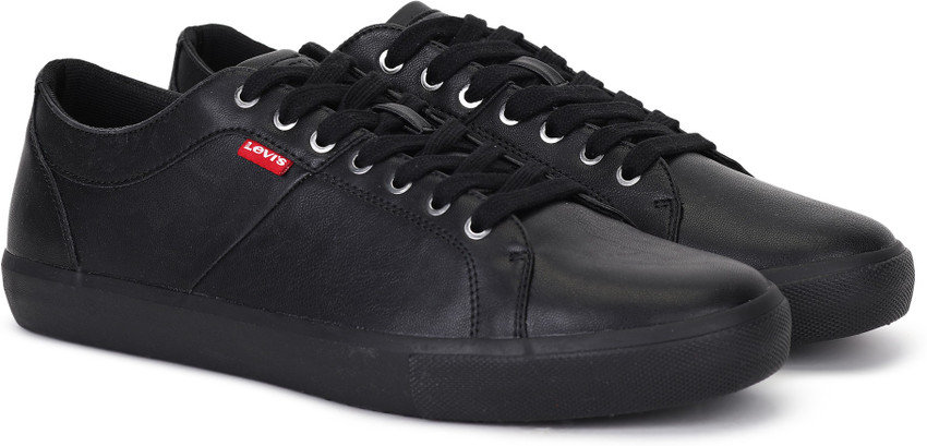 Men's levi's sneakers black outlet