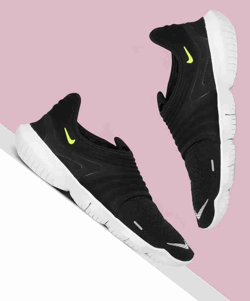 Nike free rn flyknit 3.0 black on sale