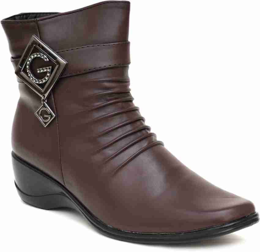 Shuz touch shop brown boots