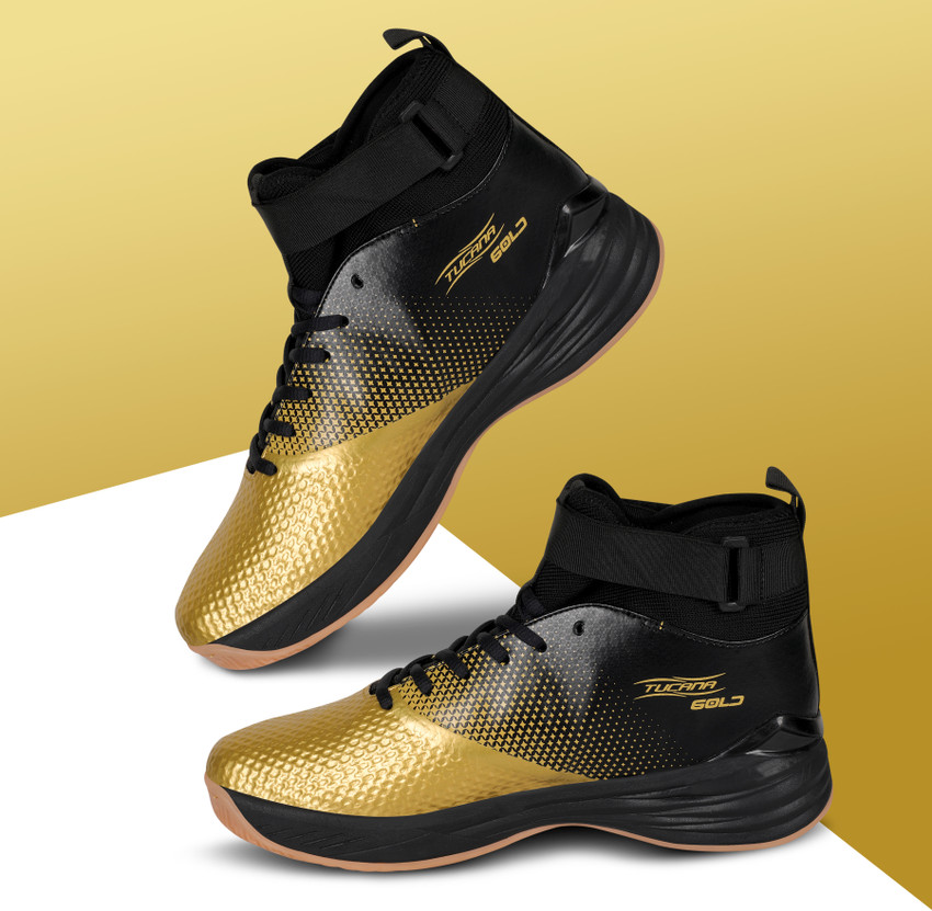 Gold outlet basketball shoes