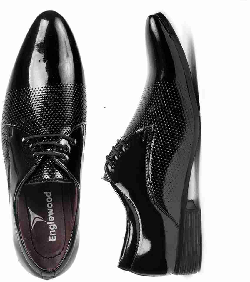 Englewood Black Shoes Me s Dress shoes Synthetic Leather Shoes