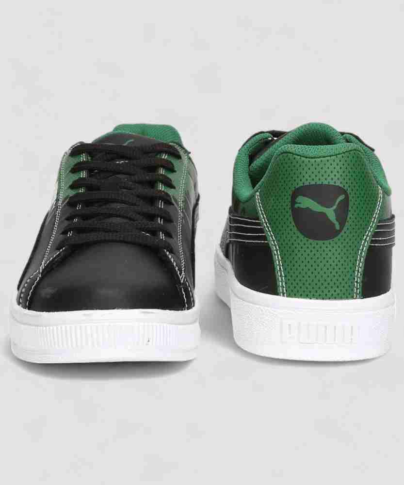 PUMA Basket City DP Sneakers For Men Buy Puma Black Amazon Green Color PUMA Basket City DP Sneakers For Men Online at Best Price Shop Online for Footwears in India