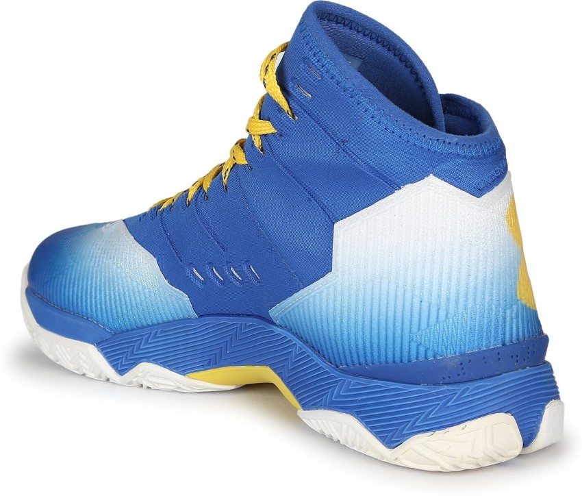 UNDER ARMOUR UA CURRY 2.5 Basketball Shoes For Men Buy WHITE BLUE YELLOW Color UNDER ARMOUR UA CURRY 2.5 Basketball Shoes For Men Online at Best Price Shop Online for Footwears in