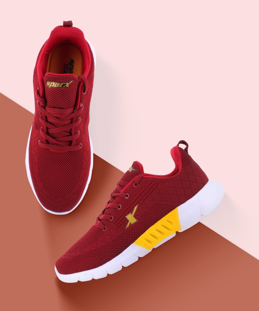 Sparx red cheap colour shoes