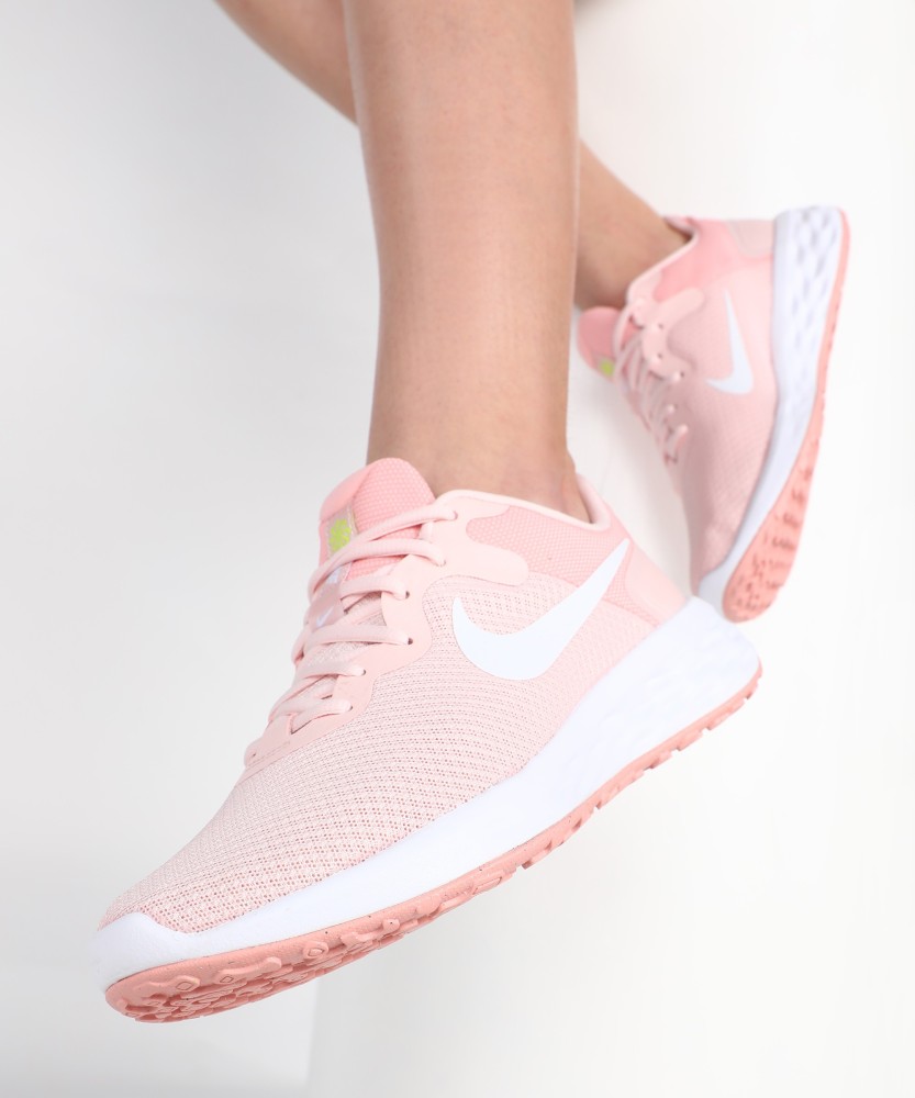 Nike training shoes women pink best sale