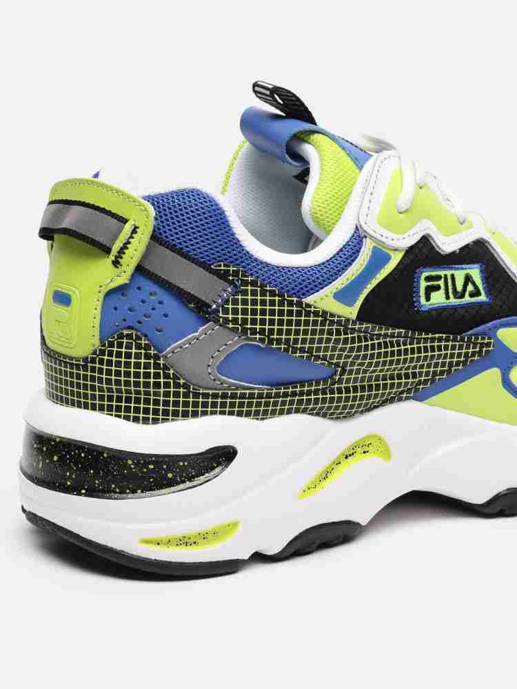 Fila ray on sale white yellow