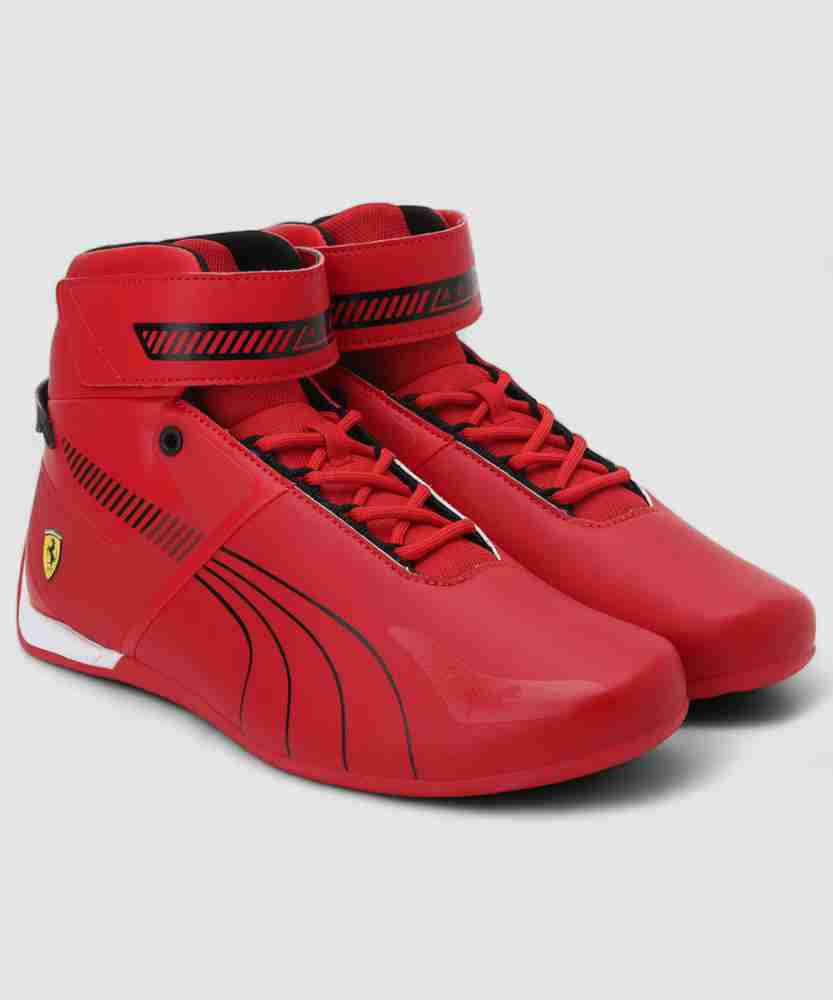 Puma ferrari red ankle shoes best sale