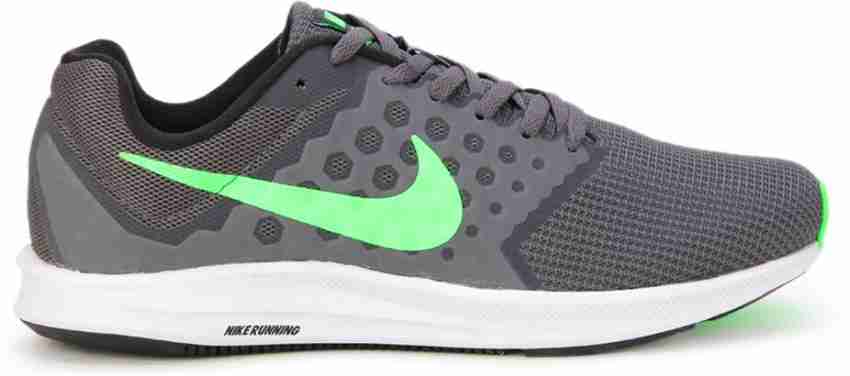 NIKE DOWNSHIFTER 7 Running Shoes For Men Buy DARK GREY RAGE GREEN WHITE BLACK Color NIKE DOWNSHIFTER 7 Running Shoes For Men Online at Best Price Shop Online for Footwears in India