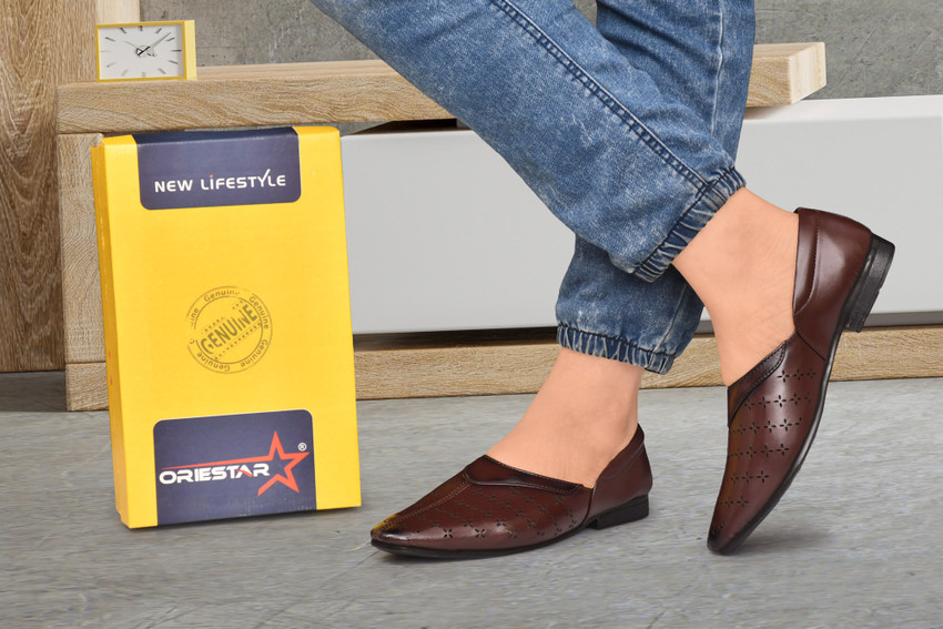 ORIESTAR Loafers Nagra Casual Shoes for Men Ethnic wear Kurta
