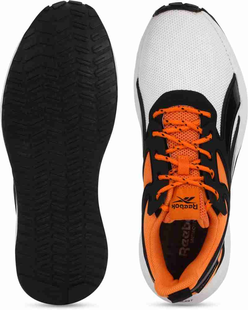 Reebok orange and black shoes hotsell