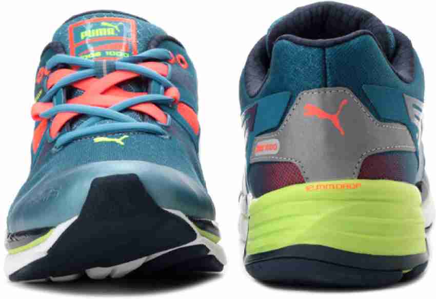 PUMA Faas 1000 Running Shoes For Men Buy Metallic Blue Coral Yellow Color PUMA Faas 1000 Running Shoes For Men Online at Best Price Shop Online for Footwears in India Flipkart