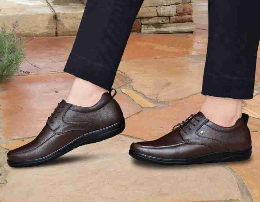 Chocolate colour formal shoes best sale