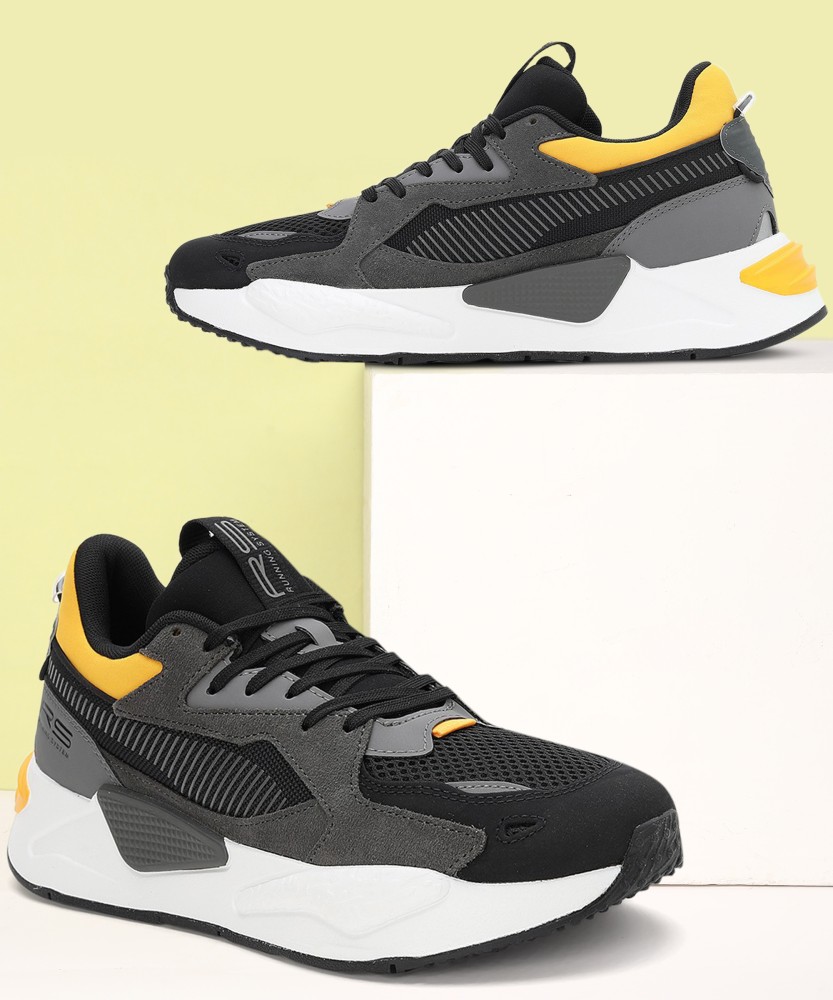 PUMA RS-X TOYS REINVENTION Black White Yellow Red Grey Running Shoes Men  size