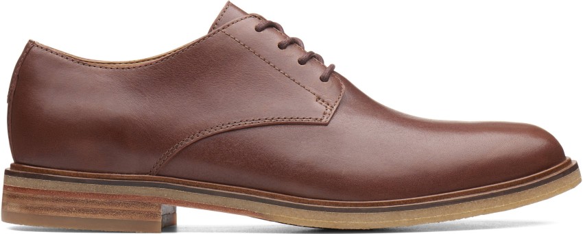 Clarks clarkdale moon dark tan clearance leather