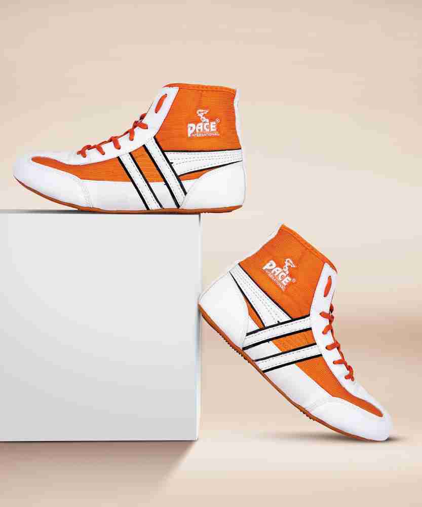 Pace International Kabaddi Shoes Boxing & Wrestling Shoes For Men - Buy  Orange Color Pace International Kabaddi Shoes Boxing & Wrestling Shoes For  Men Online at Best Price - Shop Online for Footwears in India