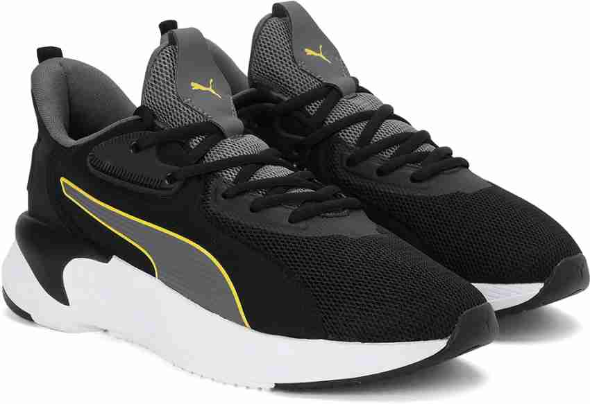 Puma black hotsell casual shoes