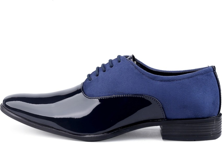 Blue color outlet formal shoes