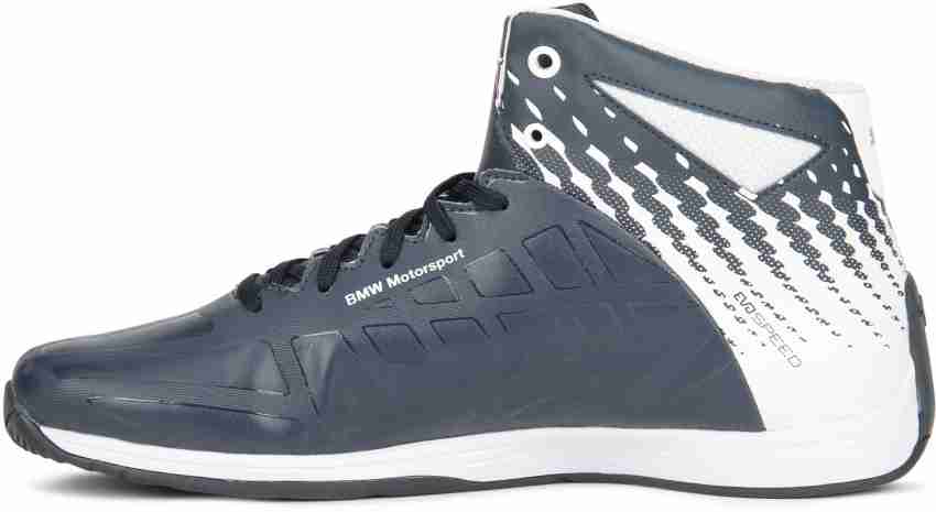 PUMA BMW MS evoSpeed Mid Motorsport Shoes For Men Buy Team Blue Puma White High Risk Red Color PUMA BMW MS evoSpeed Mid Motorsport Shoes For Men Online at Best Price Shop