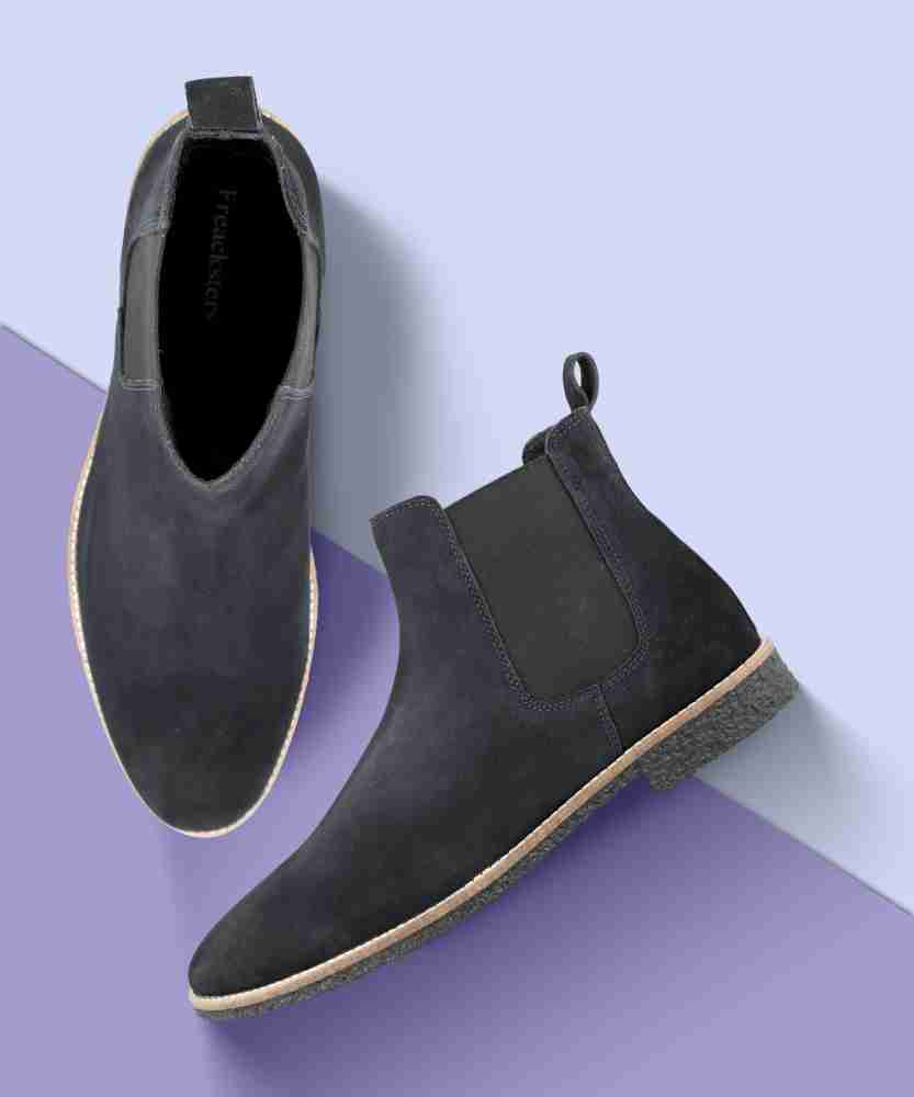 Freacksters Suede Leather Chelsea Boots Boots For Men Buy Freacksters Suede Leather Chelsea Boots Boots For Men Online at Best Price Shop Online for Footwears in India Flipkart