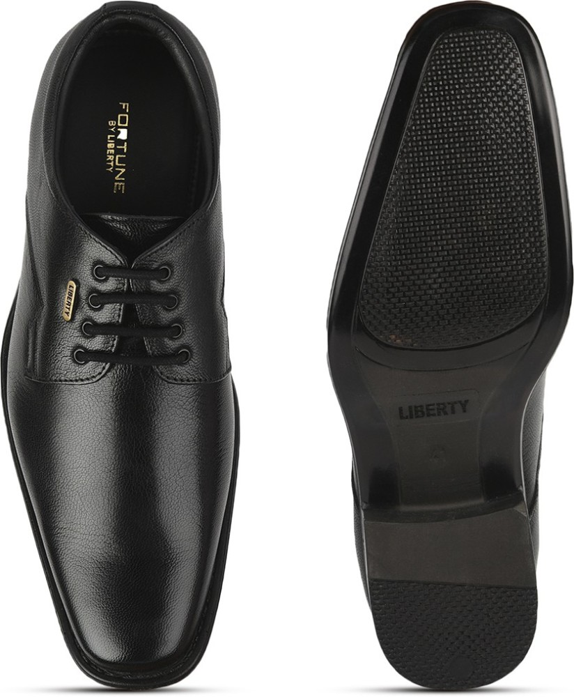 Liberty fortune best sale black formal shoes