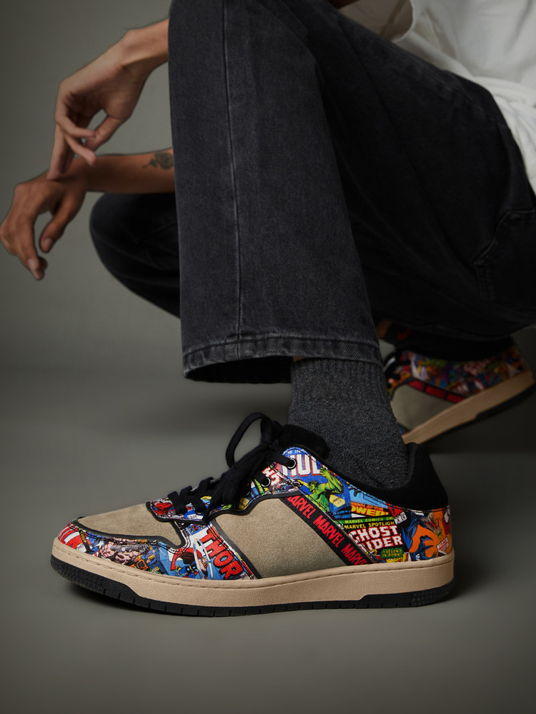 Marvel trainers mens clearance