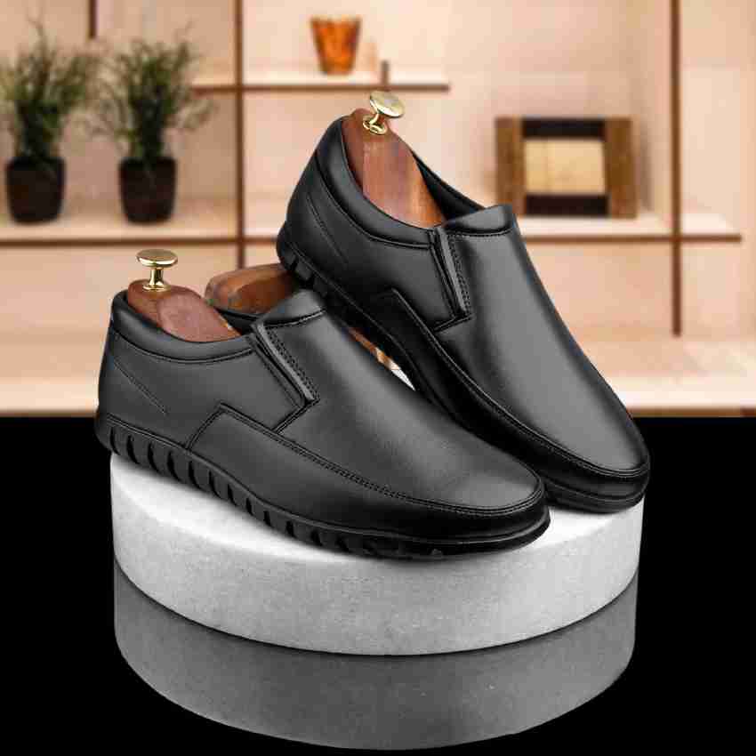 ZIZOCWA Outdoor Sandal Leather Dress Shoes For Men Size 13 Fashion Style  Men'S Breathable Comfortable Business Slip On Work Leisure Hit Color  Leather Shoes Mens Shoes Office Formal 