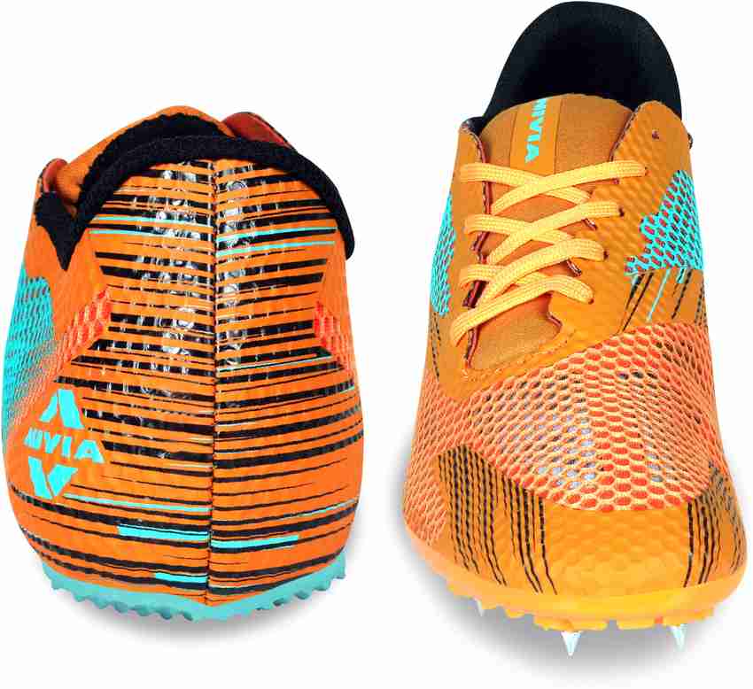 Orange and black track hot sale spikes