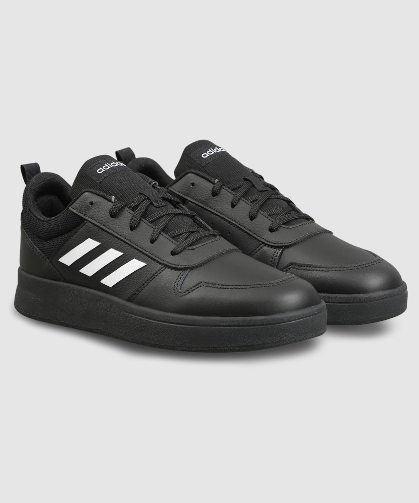 Adidas leather running on sale shoes