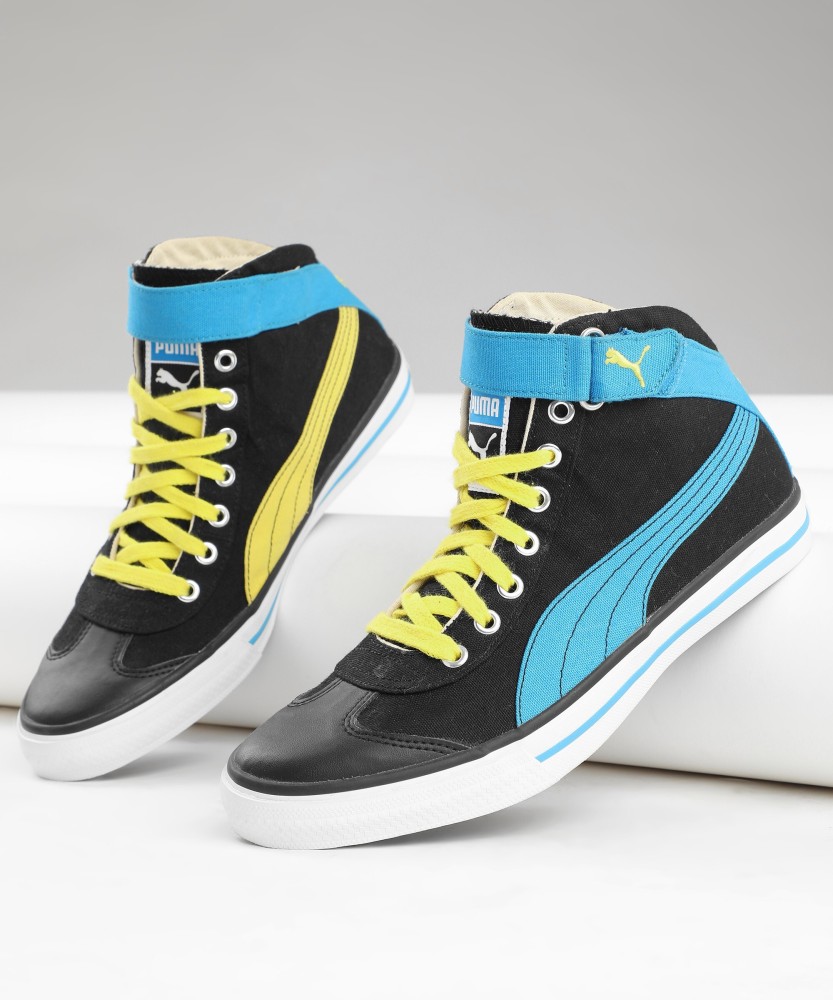 PUMA 917 Mid 3.0 DP High Tops For Men Buy Black Blue Aster Dandelion Color PUMA 917 Mid 3.0 DP High Tops For Men Online at Best Price Shop Online