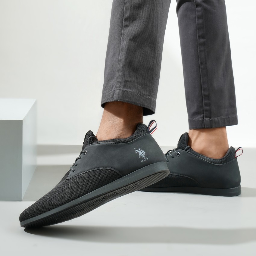 Buy U.S. POLO ASSN. Mens Dorit Black Sneaker - 6 UK (2FD22587Z01) at  Amazon.in