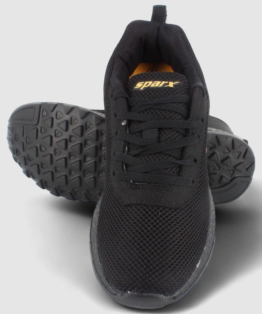 Sparx men black running shoes on sale