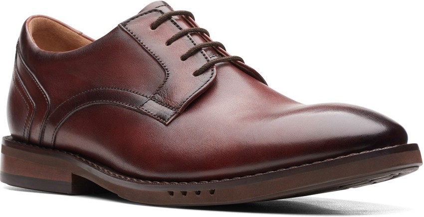 Clarks brown oxford shoes best sale