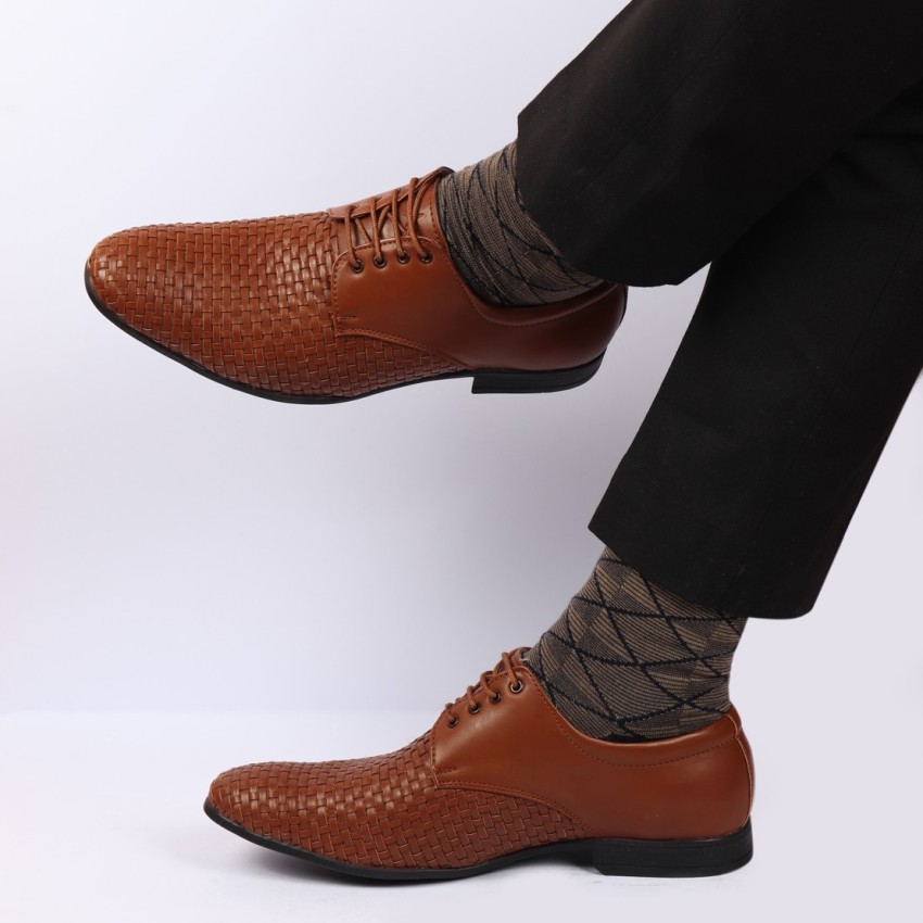 Tan formal 2025 shoes flipkart