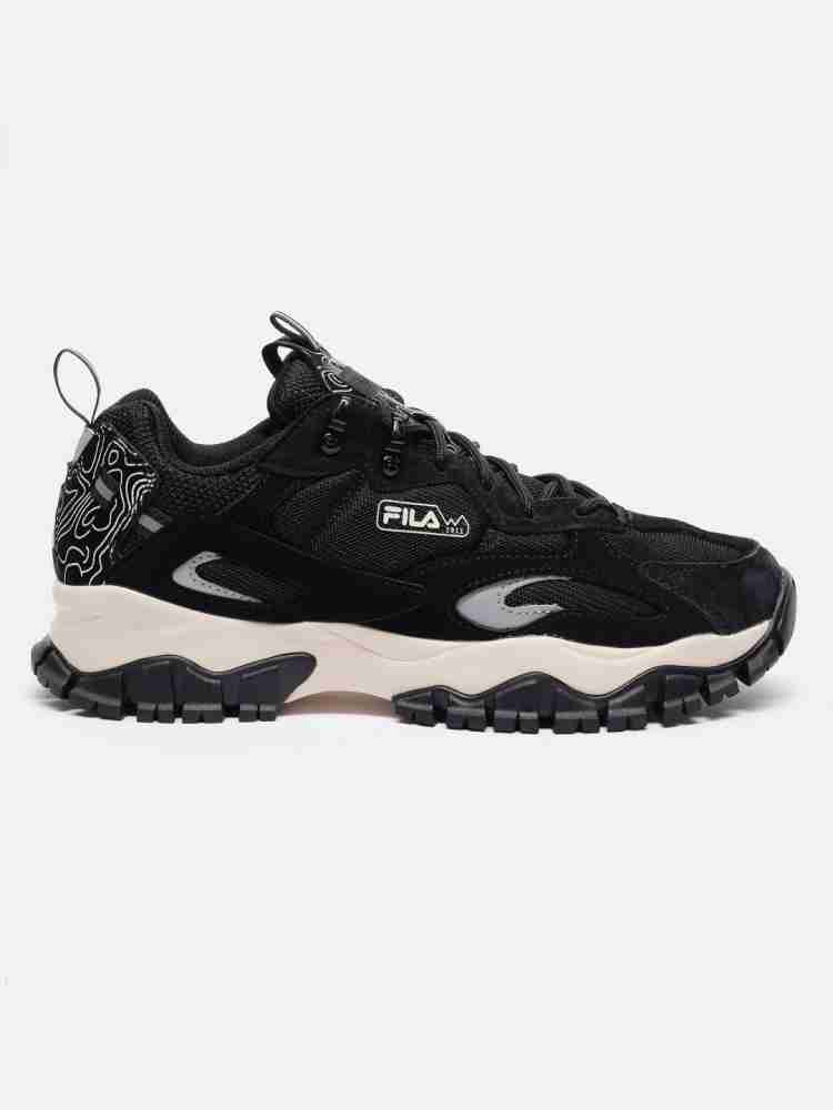 Fila ray on sale sneakers black