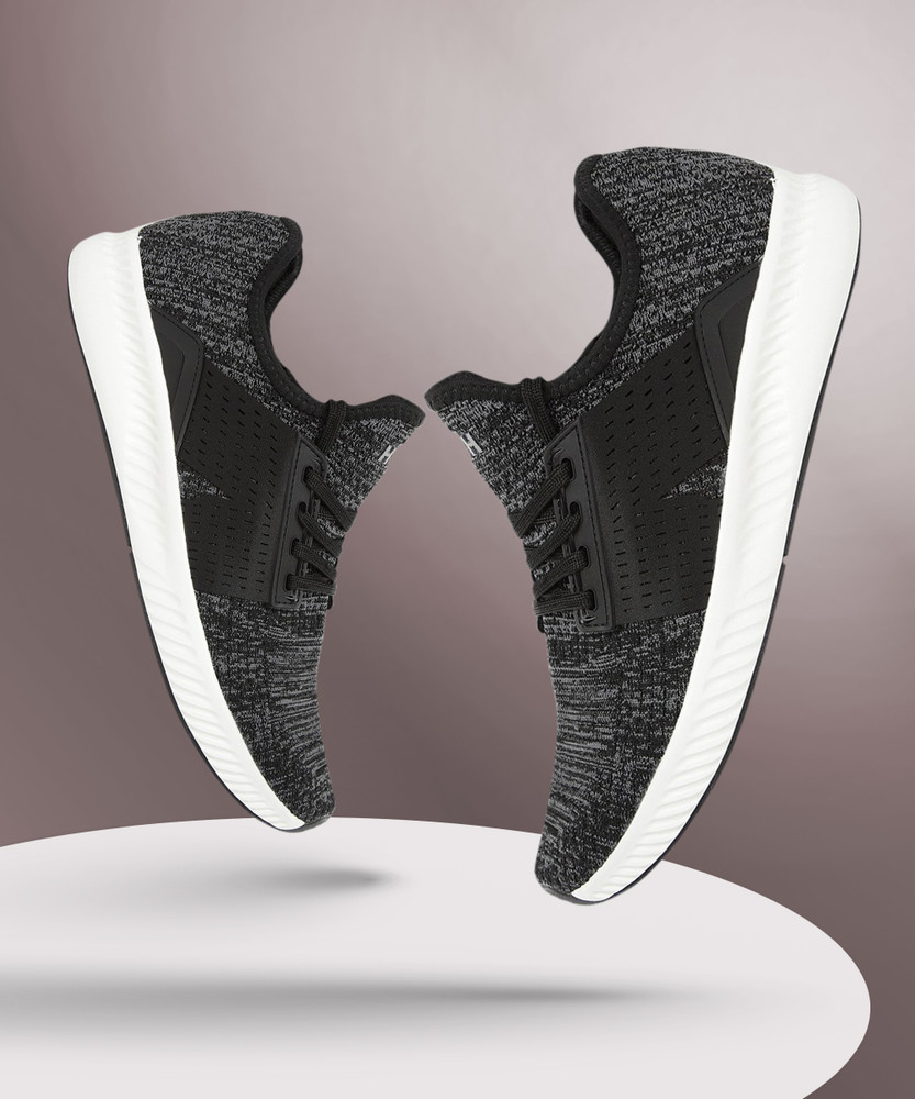 Hrx by hrithik roshan new arrivals men black running shoes