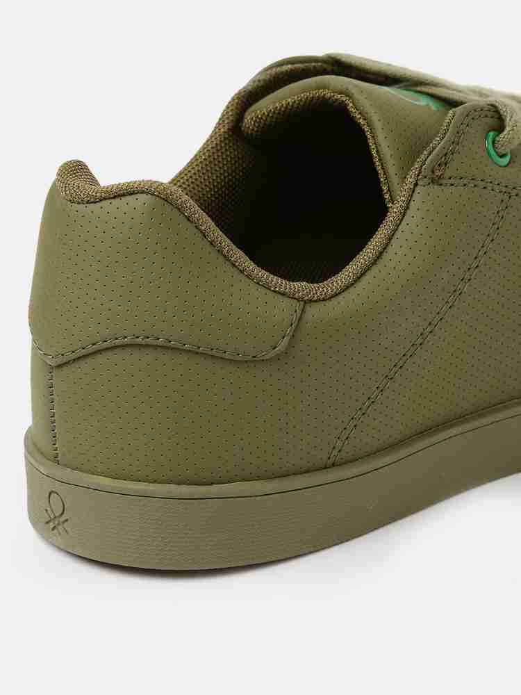 United colors of discount benetton olive sneakers