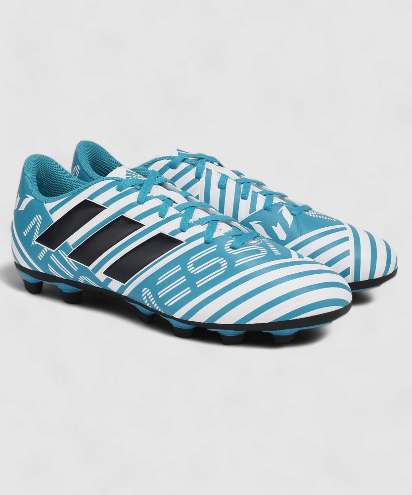 ADIDAS Nemeziz Messi 17.4 Fxg Football Shoes For Men Buy FTWWHT LEGINK ENEBLU Color ADIDAS Nemeziz Messi 17.4 Fxg Football Shoes For Men Online at Best Price Shop Online for Footwears in