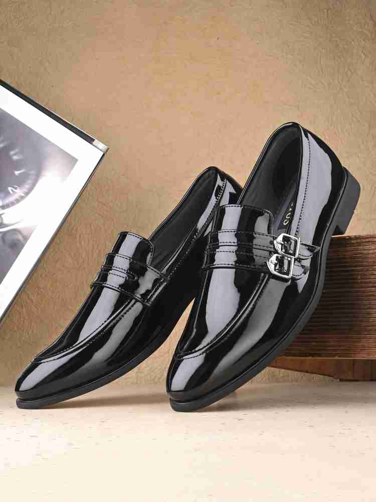 Invictus black formal shoes sale