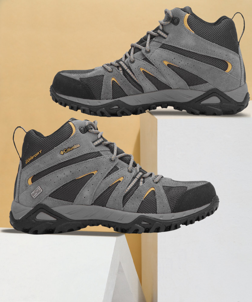 Columbia GRAND CANYON MID OUTDRY Hiking/Trekking For Men - Buy Grey Color Columbia  GRAND CANYON MID OUTDRY Hiking/Trekking For Men Online at Best Price - Shop  Online for Footwears in India | Flipkart.com