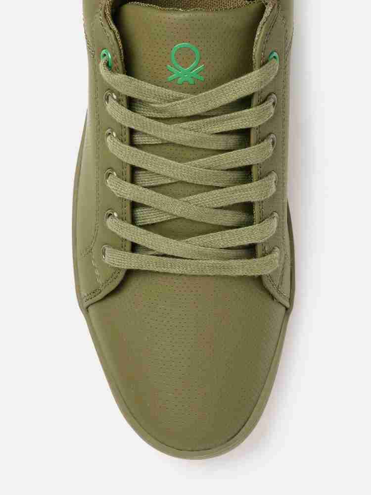 United colors of benetton olive sneakers hotsell
