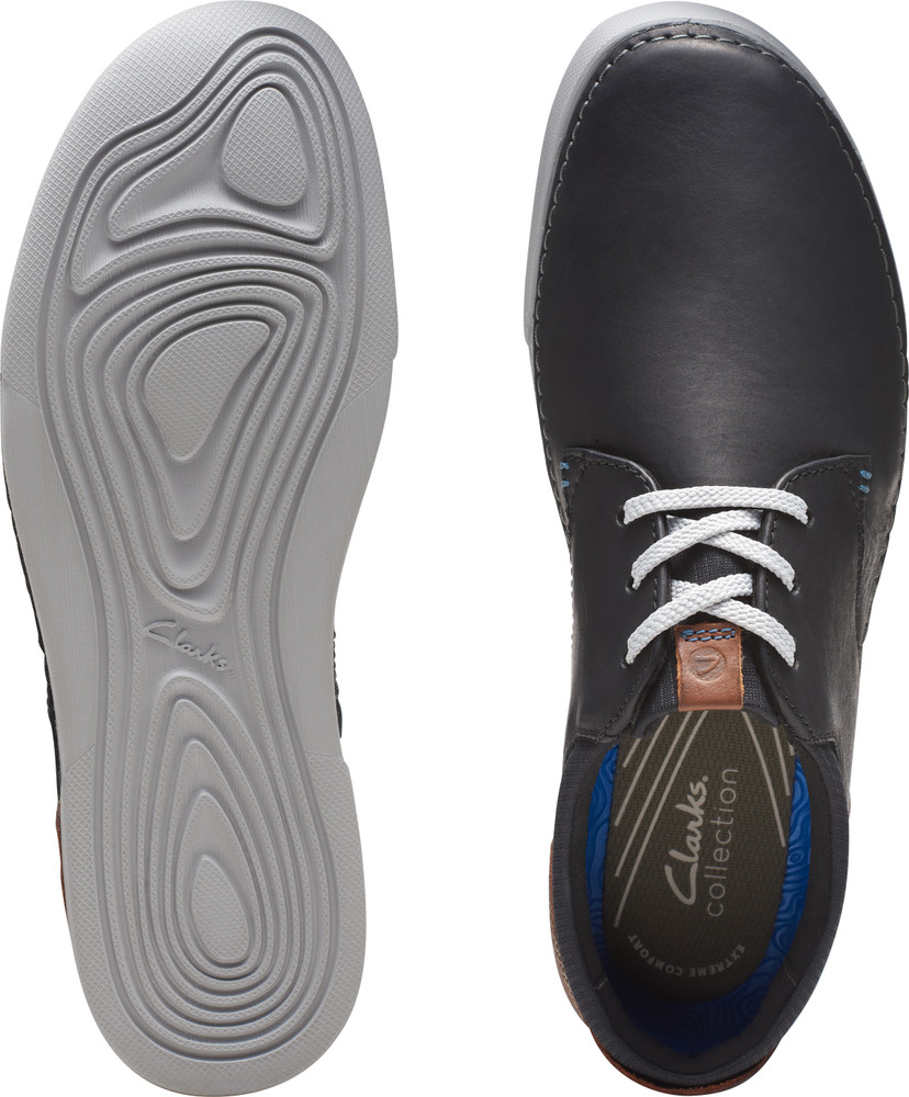 Clarks Mens Gereld Low Lace Up Shoes Black Size 11 5 M main image 0