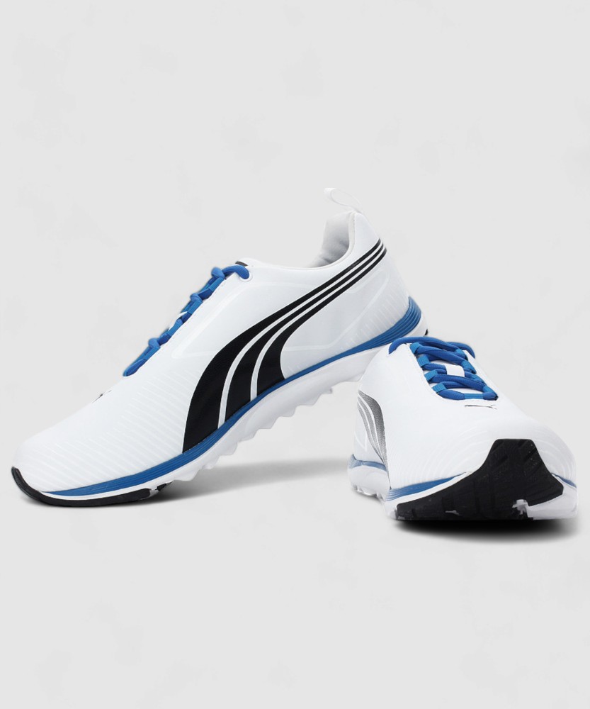 PUMA Faas Lite Running Shoes For Men Buy White Black Brilliant Blue Color PUMA Faas Lite Running Shoes For Men Online at Best Price Shop Online for Footwears in India