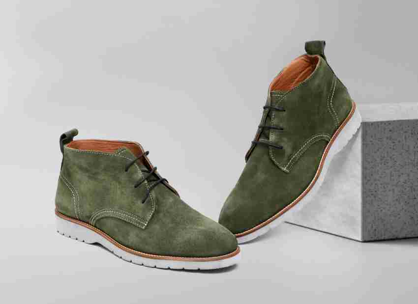 Green discount chukka boots