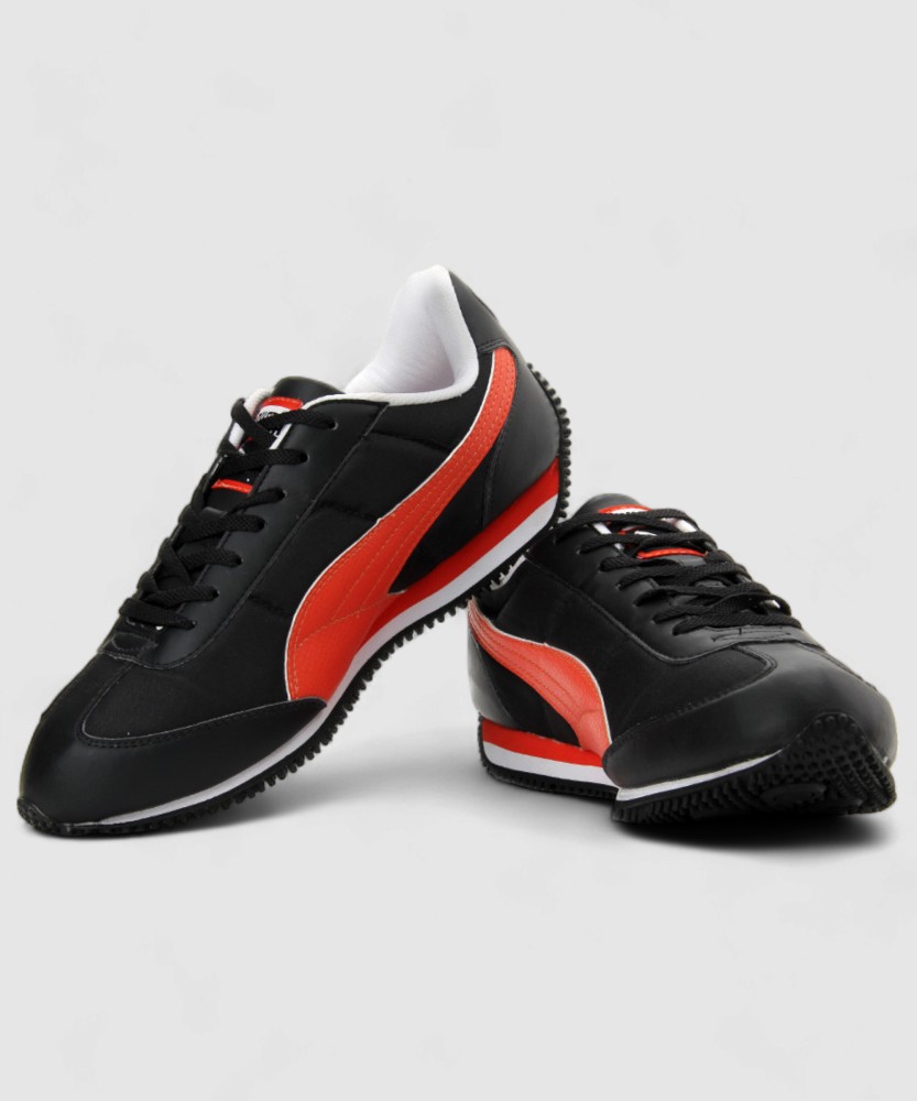 Puma velocity tetron ii idp black & orange sneakers best sale