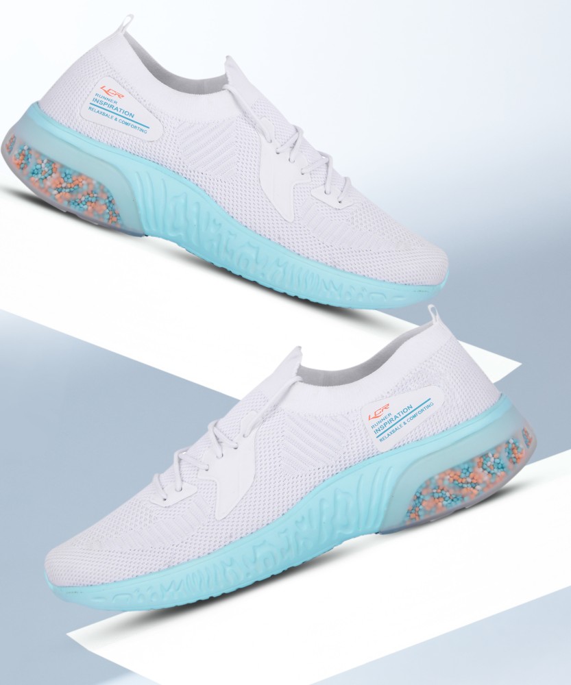 Nike epic react flyknit best sale blue running shoes flipkart